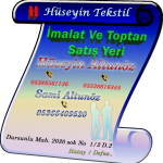 Hüseyin Tekstil  İmalat  ve Toptan Alışveriş